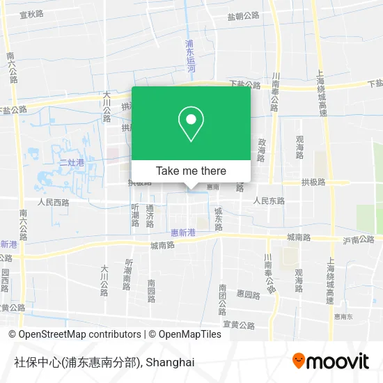 社保中心(浦东惠南分部) map