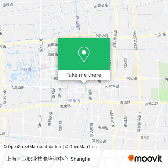 上海南卫职业技能培训中心 map