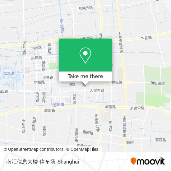 南汇信息大楼-停车场 map