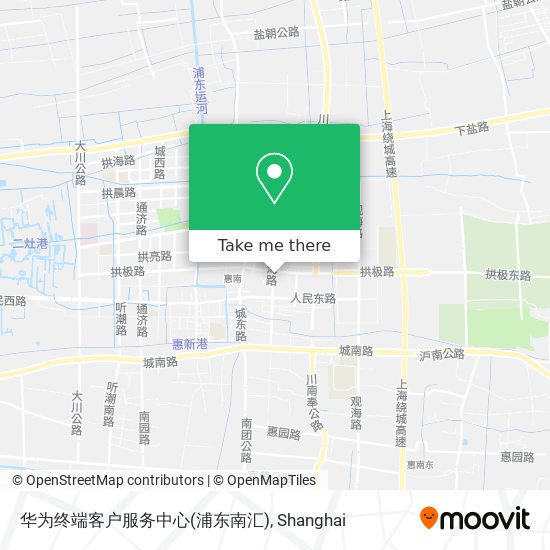 华为终端客户服务中心(浦东南汇) map