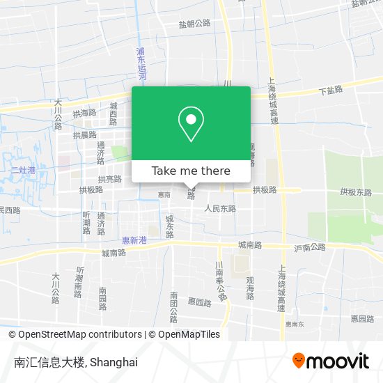 南汇信息大楼 map