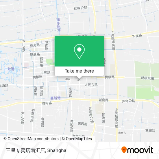 三星专卖店南汇店 map
