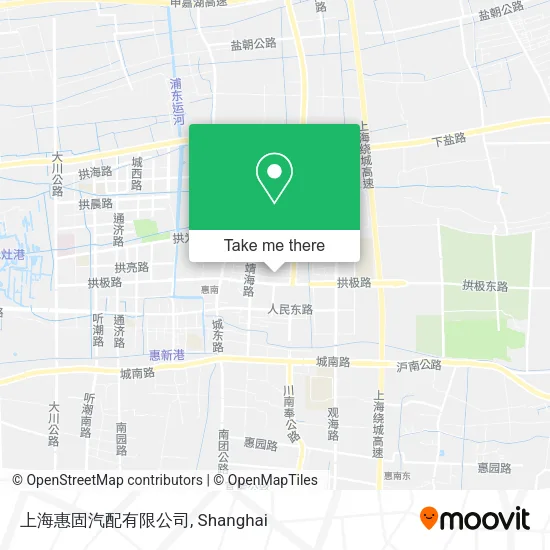 上海惠固汽配有限公司 map