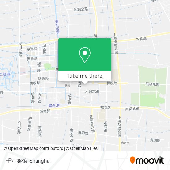 千汇宾馆 map