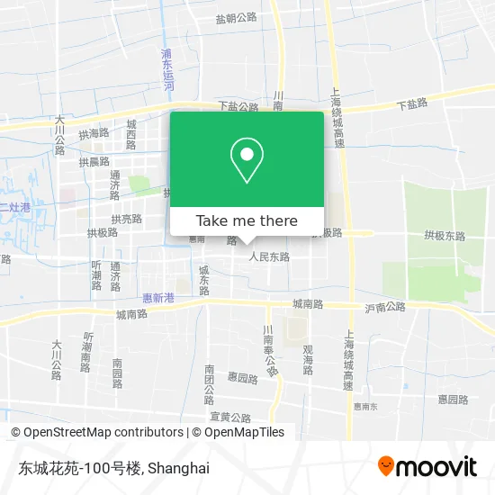 东城花苑-100号楼 map