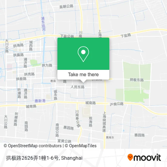 拱极路2626弄1幢1-6号 map