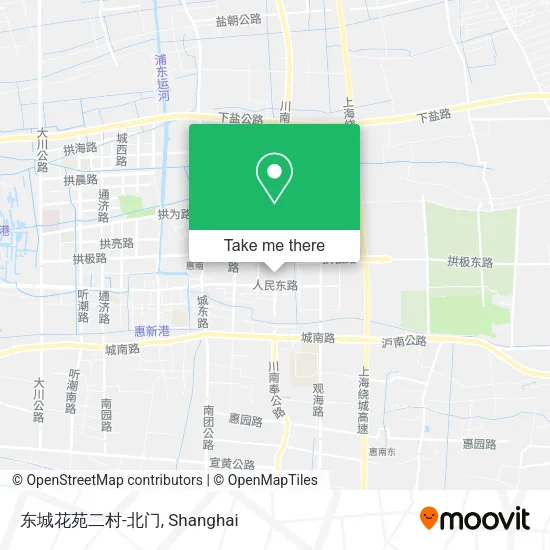 东城花苑二村-北门 map
