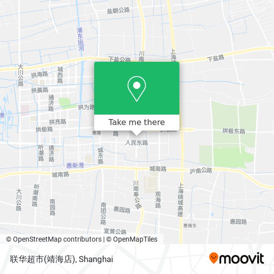 联华超市(靖海店) map