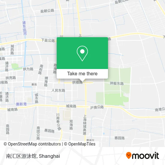 南汇区游泳馆 map