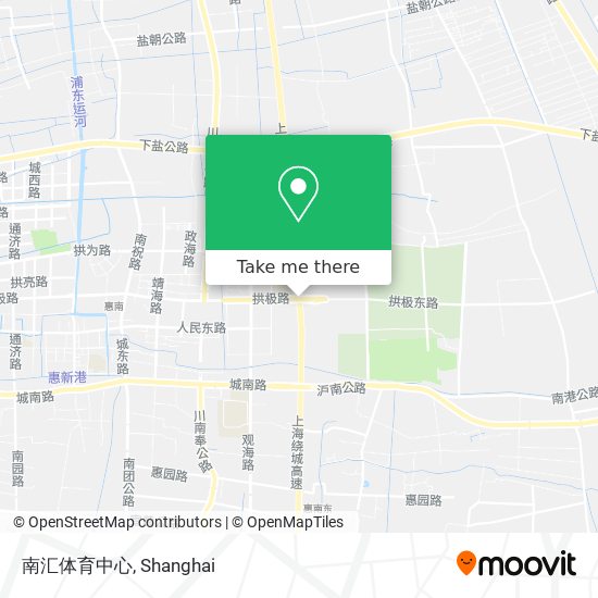 南汇体育中心 map