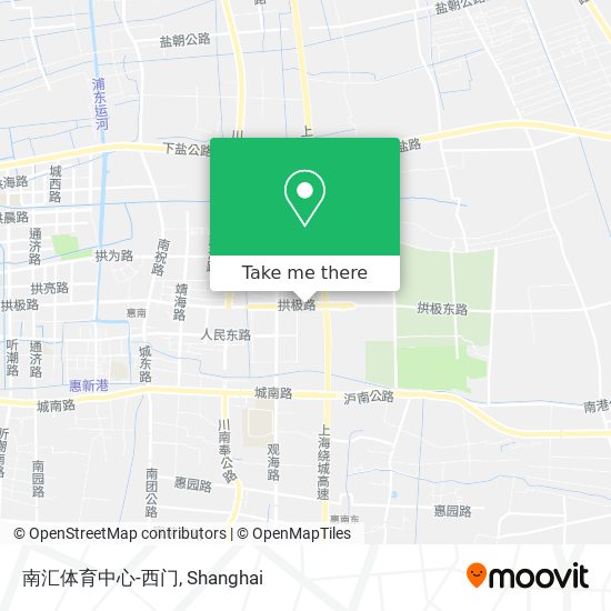 南汇体育中心-西门 map