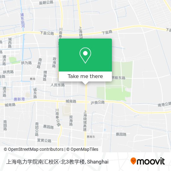 上海电力学院南汇校区-北3教学楼 map