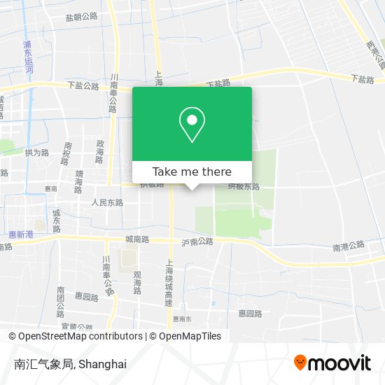 南汇气象局 map