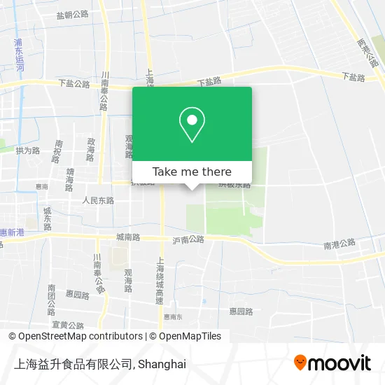 上海益升食品有限公司 map