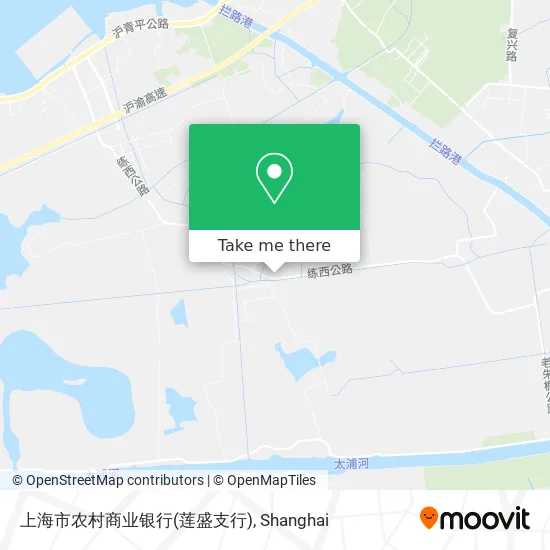 上海市农村商业银行(莲盛支行) map