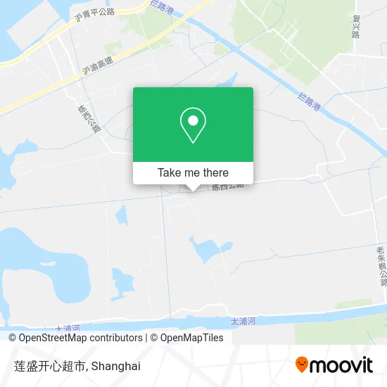 莲盛开心超市 map