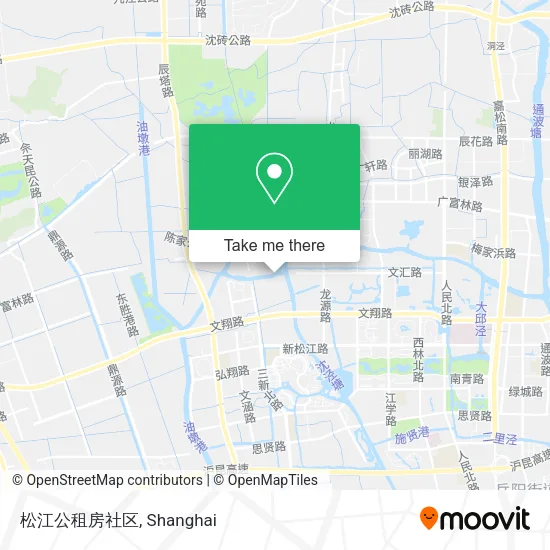 松江公租房社区 map