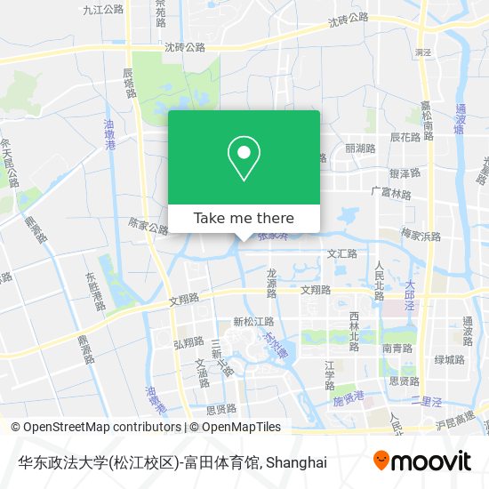 华东政法大学(松江校区)-富田体育馆 map