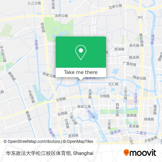 华东政法大学松江校区体育馆 map