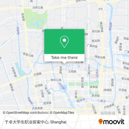 于卓大学生职业探索中心 map