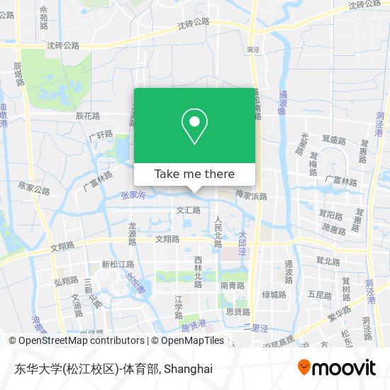 东华大学(松江校区)-体育部 map