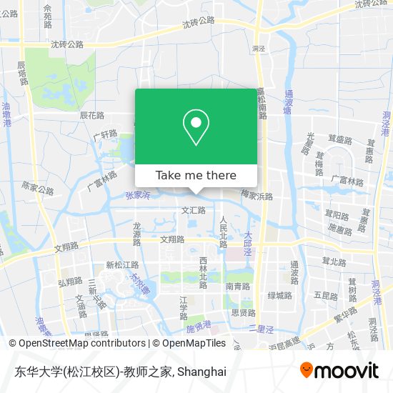 东华大学(松江校区)-教师之家 map