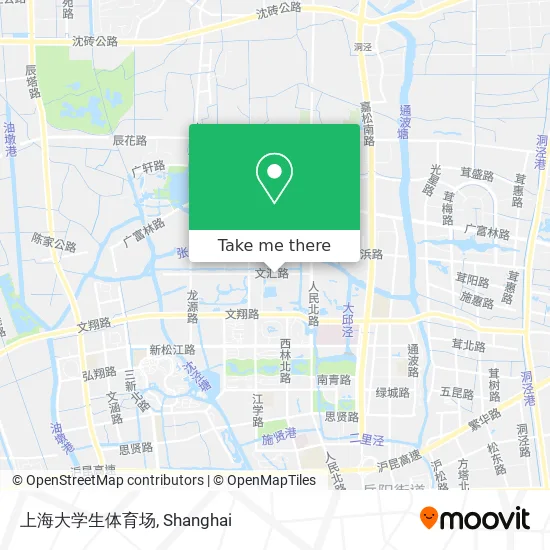 上海大学生体育场 map