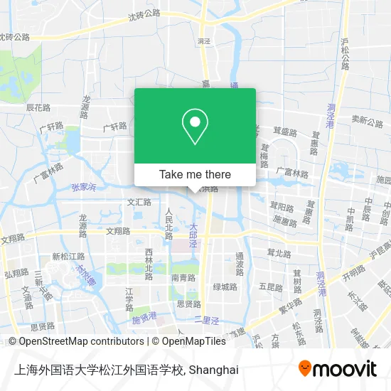 上海外国语大学松江外国语学校 map