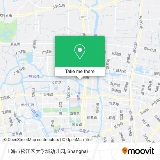 上海市松江区大学城幼儿园 map