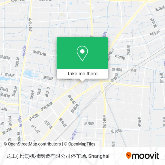 龙工(上海)机械制造有限公司停车场 map