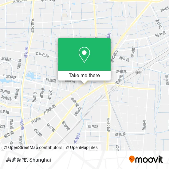 惠购超市 map