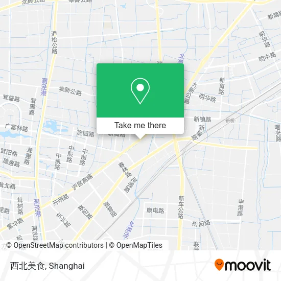 西北美食 map
