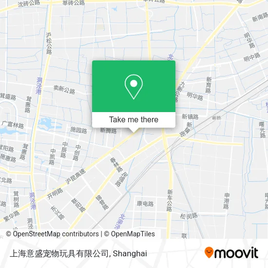 上海意盛宠物玩具有限公司 map