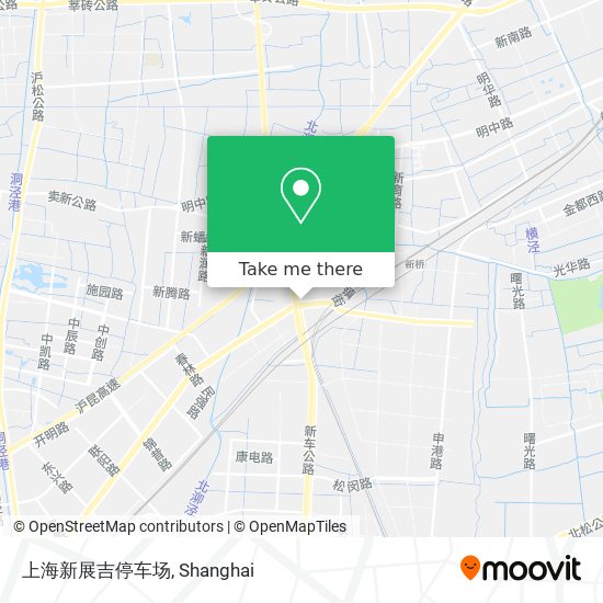 上海新展吉停车场 map