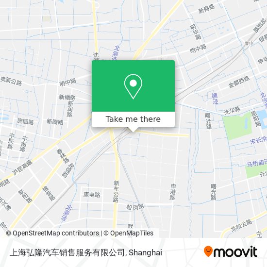 上海弘隆汽车销售服务有限公司 map