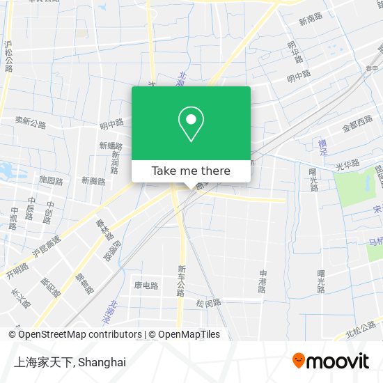 上海家天下 map