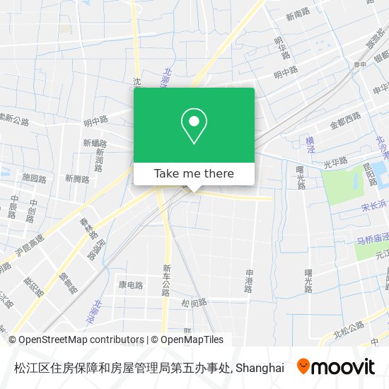 松江区住房保障和房屋管理局第五办事处 map