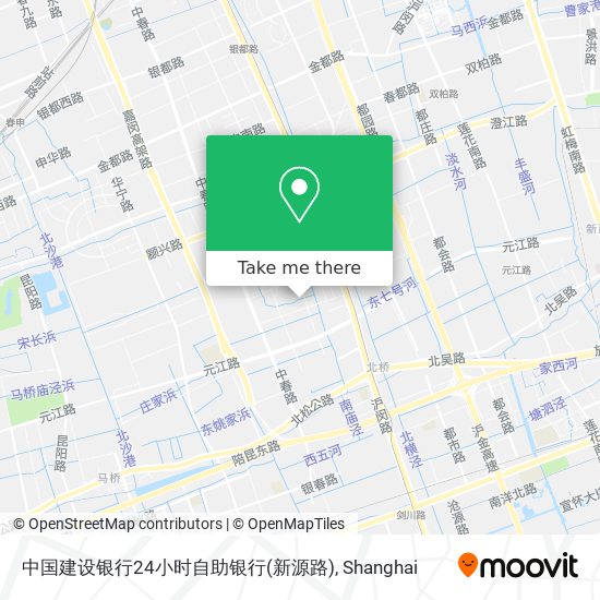 中国建设银行24小时自助银行(新源路) map
