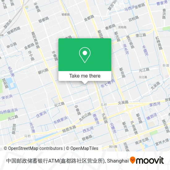 中国邮政储蓄银行ATM(鑫都路社区营业所) map