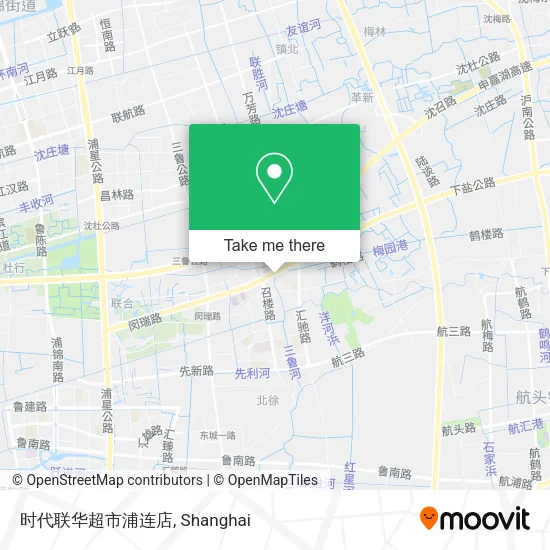 时代联华超市浦连店 map