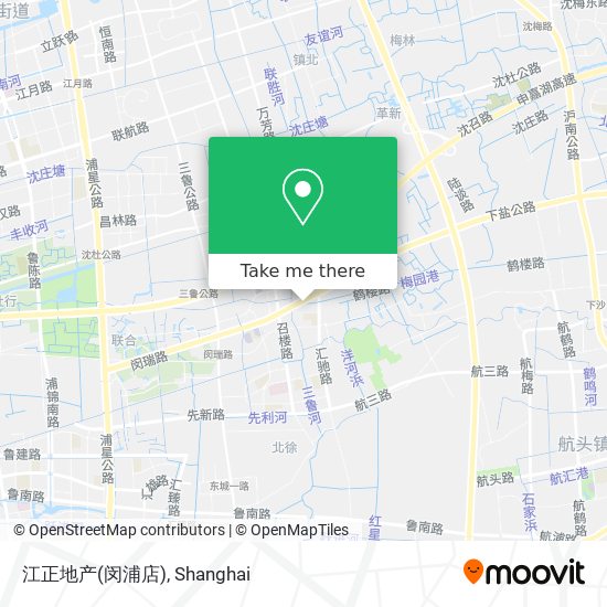 江正地产(闵浦店) map