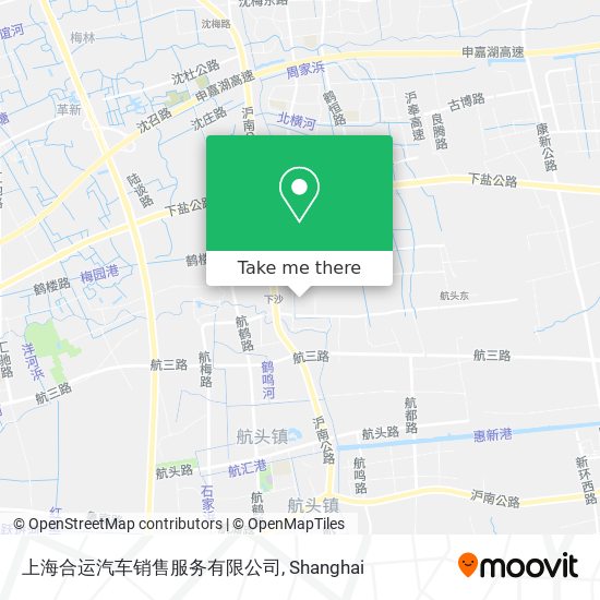 上海合运汽车销售服务有限公司 map
