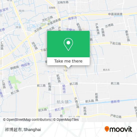祥博超市 map