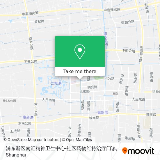 浦东新区南汇精神卫生中心-社区药物维持治疗门诊 map