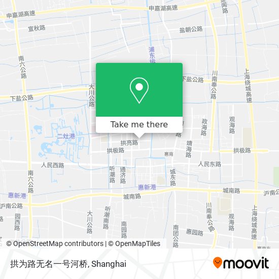 拱为路无名一号河桥 map