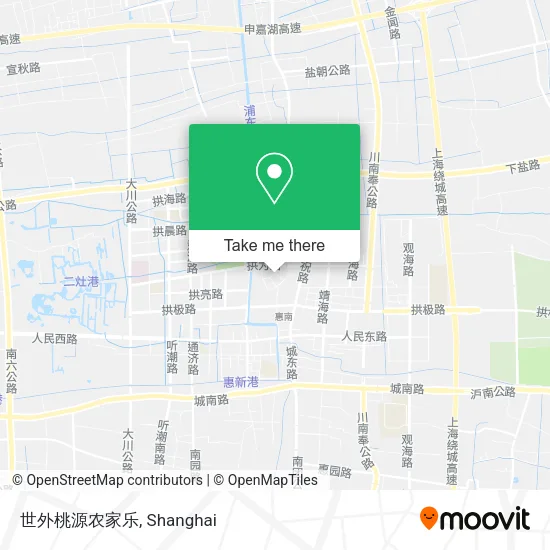 世外桃源农家乐 map