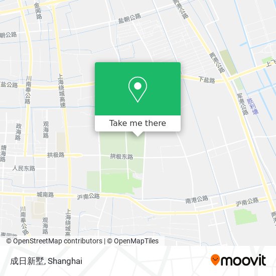 成日新墅 map