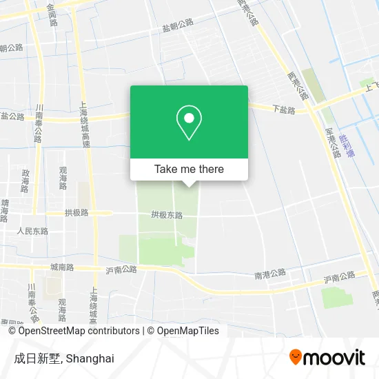 成日新墅 map