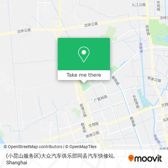 (小昆山服务区)大众汽车俱乐部同县汽车快修站 map