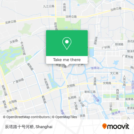 辰塔路十号河桥 map